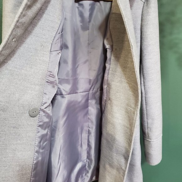 ⭐Host Pick⭐ Petites Miss Selfridge | Grey Double Breasted Pea Coat - Picture 6 of 6